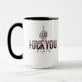 Funny anti - Valentinstag 2024 Tasse (Links)