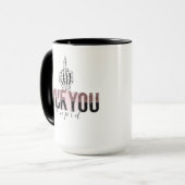 Funny anti - Valentinstag 2024 Tasse (Vorderseite Links)
