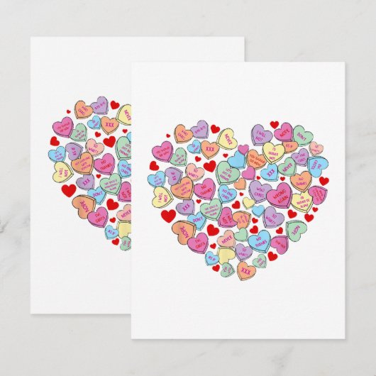 Funny Anti Valentinstag Begleitkarte (Vorne/Hinten)