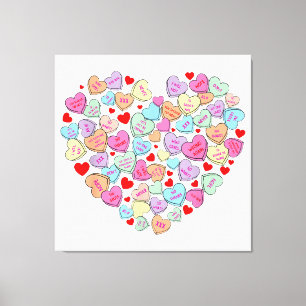 Funny Anti Valentinstag Leinwanddruck