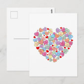 Funny Anti Valentinstag Postkarte (Vorne/Hinten)