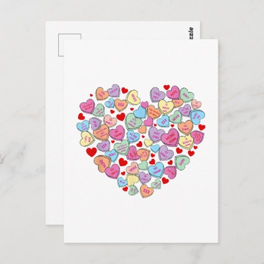 Funny Anti Valentinstag Postkarte (Vorne/Hinten)