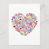 Funny Anti Valentinstag Postkarte (Vorderseite)