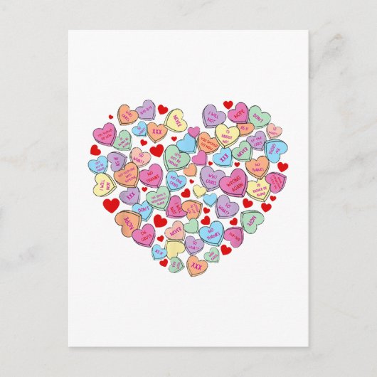 Funny Anti Valentinstag Postkarte (Vorderseite)