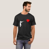 Funny Anti Valentinstag Single Valentinstag T-Shirt (Vorne ganz)