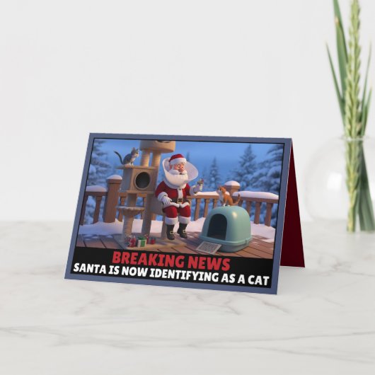 Funny anti woke Christmas card Karte (Vorderseite)