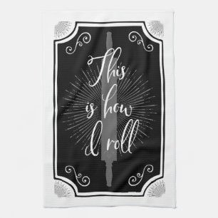 Funny Antique Kitchen Zeichen Geschirrtuch