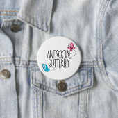 Funny Antisocial Butterfly Button (Beispiel)