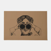 Funny Antisocial Introvertiert dich beobachten Fußmatte (Vorderseite)