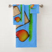 Funny ants Cartoon Badhandtuch Set (Insitu)