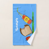 Funny ants Cartoon Badhandtuch Set (Handtuch)