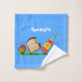 Funny ants Cartoon Badhandtuch Set (Waschlappen)