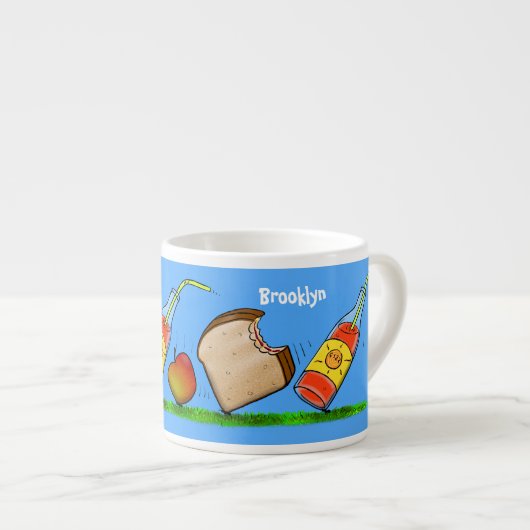 Funny ants Cartoon Espressotasse (Vorderseite Rechts)