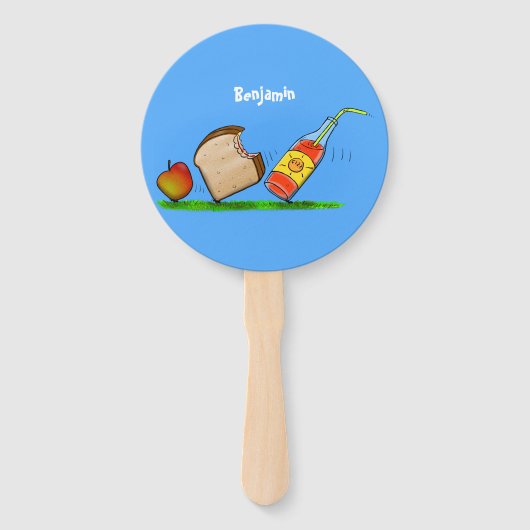 Funny ants Cartoon Fächer (Vorderseite)