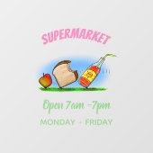 Funny ants Cartoon Fensteraufkleber (Blatt)