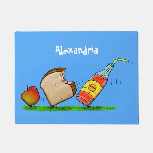 Funny ants Cartoon Fußmatte (Vorderseite)