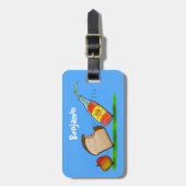 Funny ants Cartoon Gepäckanhänger (Vorderseite vertikal)