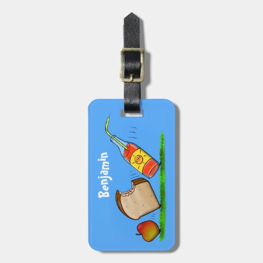 Funny ants Cartoon Gepäckanhänger (Vorderseite vertikal)