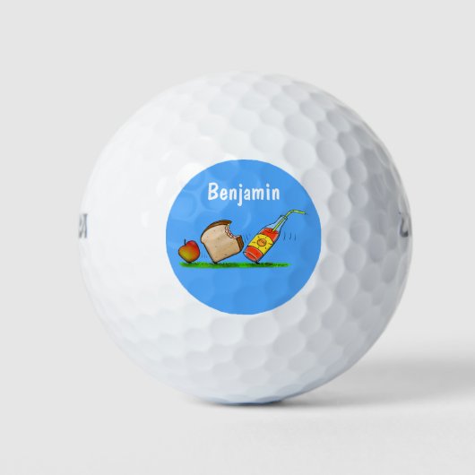 Funny ants Cartoon Golfball (Vorderseite)