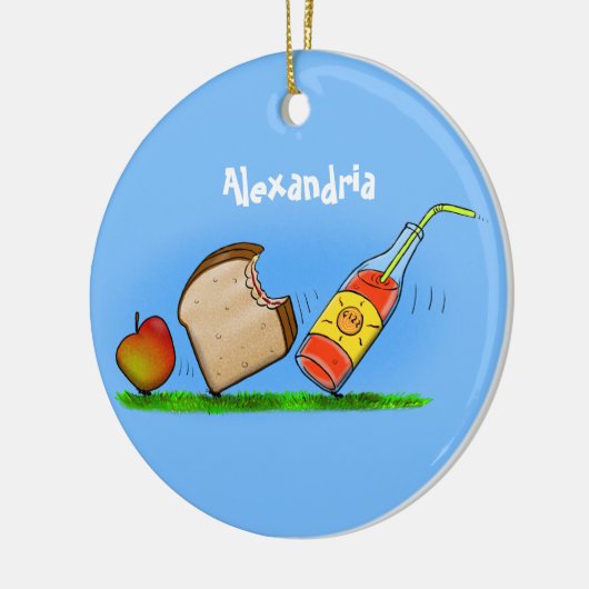 Funny ants Cartoon Keramik Ornament (Links)