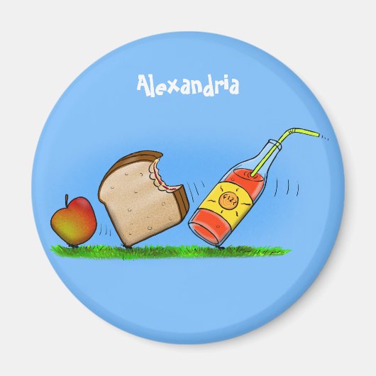 Funny ants Cartoon Magnet (Vorne)