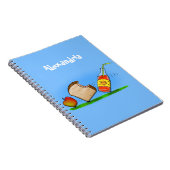 Funny ants Cartoon Notizblock (Rechte Seite)