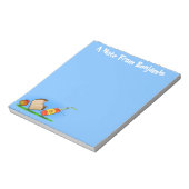 Funny ants Cartoon Notizblock (Rotiert)