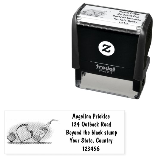 Funny ants Cartoon Permastempel (Beispiel)