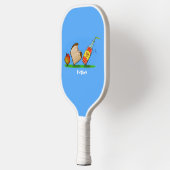 Funny ants cartoon  pickleball schläger (Links)