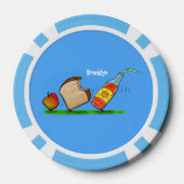 Funny ants Cartoon Pokerchips (Rückseite)