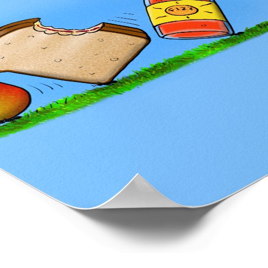 Funny ants cartoon poster (Ecke)