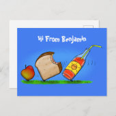 Funny ants Cartoon Postkarte (Vorne/Hinten)