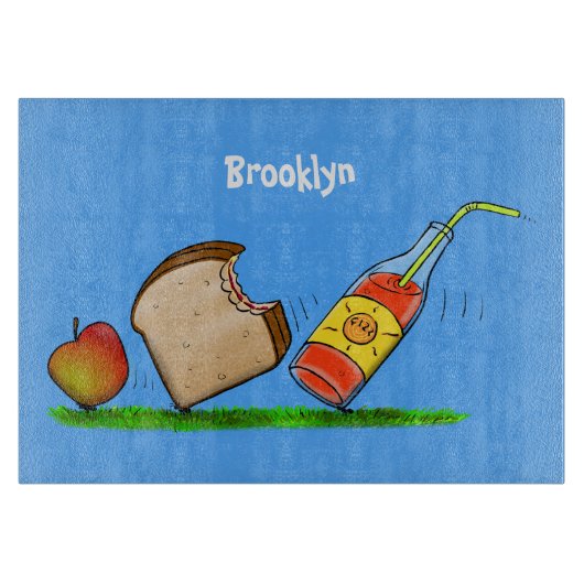 Funny ants Cartoon Schneidebrett (Vorderseite)