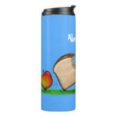 Funny ants Cartoon Thermosbecher (Nach links gedreht)
