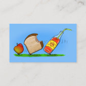 Funny ants Cartoon Visitenkarte (Rückseite)