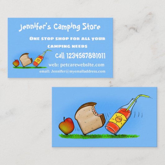 Funny ants Cartoon Visitenkarte (Vorne/Hinten)