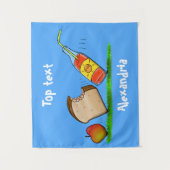 Funny ants Cartoon Wandteppich (Vorderseite)