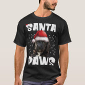 Funny Ao Christmas Lights Tree Dog Lover Xma T Shi T-Shirt (Vorderseite)
