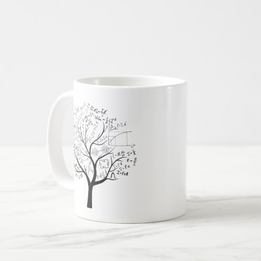 Funny AP Calculus Algebra Tree Math Lehrer Kaffeetasse (Vorderseite Links)