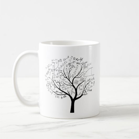Funny AP Calculus Algebra Tree Math Lehrer Kaffeetasse (Links)