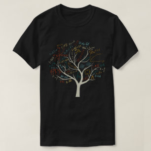 Funny AP Calculus Algebra Tree Math Lehrer T-Shirt