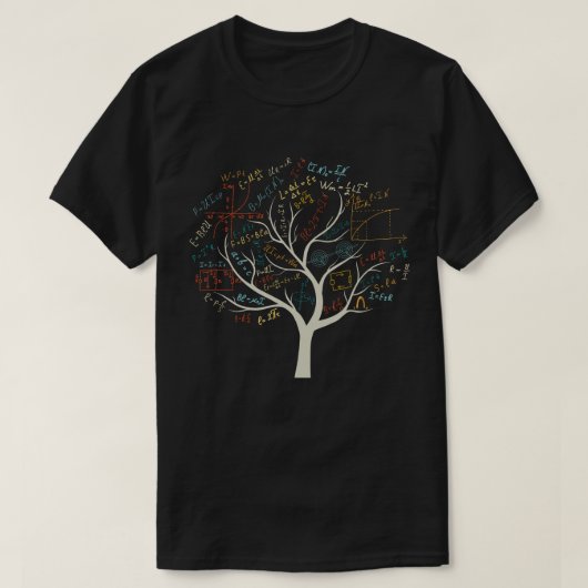 Funny AP Calculus Algebra Tree Math Lehrer T-Shirt (Design vorne)