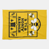 Funny Apiary Honey Bauer Geschirrtuch (Horizontal)