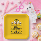 Funny Apiary Honey Bauer Pappteller (Party)