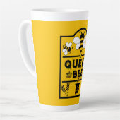 Funny Apiary Honey Queen Bee Milchtasse (Linke Ecke)