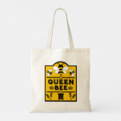 Funny Apiary Honey Queen Bee Tragetasche (Rückseite)