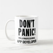 Funny App Developer Coffee Tasse Geschenk (Links)
