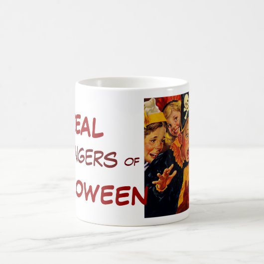 Funny Apple Bobbing für Halloween-Tasse Kaffeetasse (Mittel)