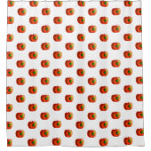 Funny Apple Duschvorhang (Vorderseite)