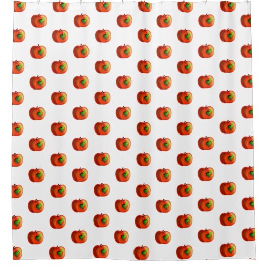 Funny Apple Duschvorhang (Vorderseite)